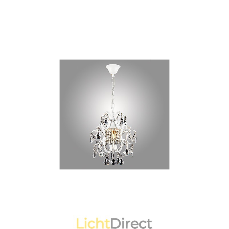 IJzeren schilderij kroonluchter met heldere kristallen moderne verlichtingslamp