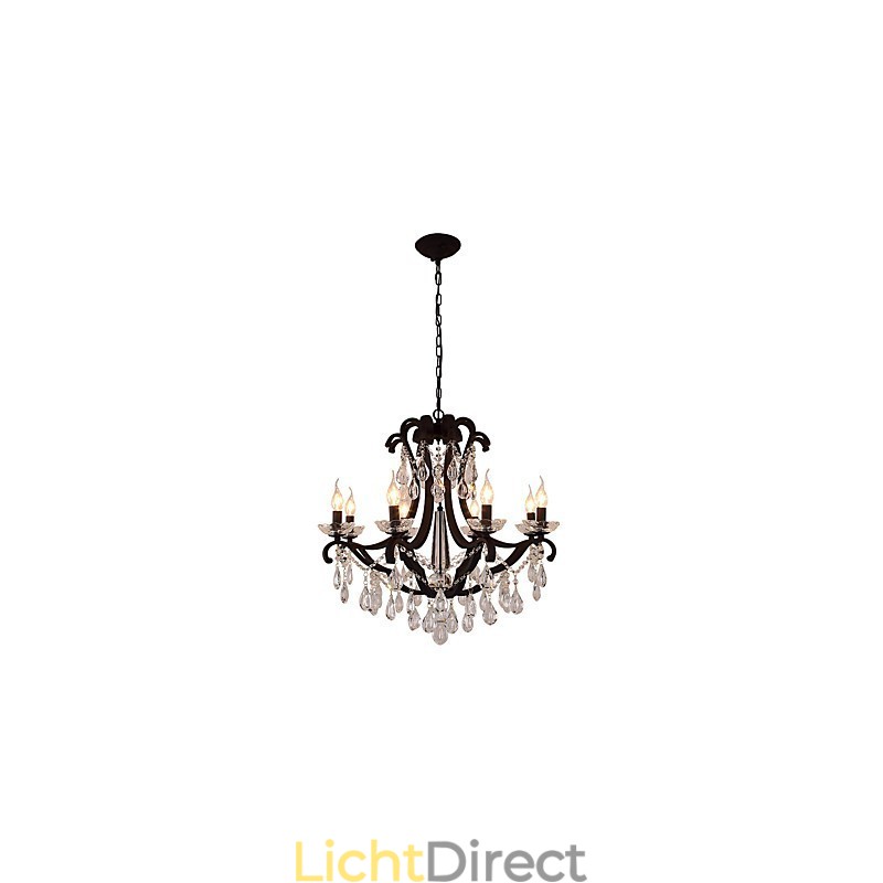 8 lampen kristallen kroonluchter moderne eigentijdse traditionele klassieke rustieke lodge vintage retro lantaarn trommel land schilderij
