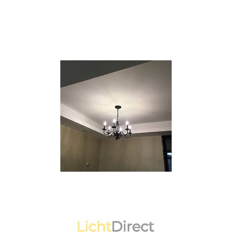 Artistiek Chic & Modern Andere kenmerken voor Kaars Stijl Metaal Binnen 6 Lampen Kroonluchter