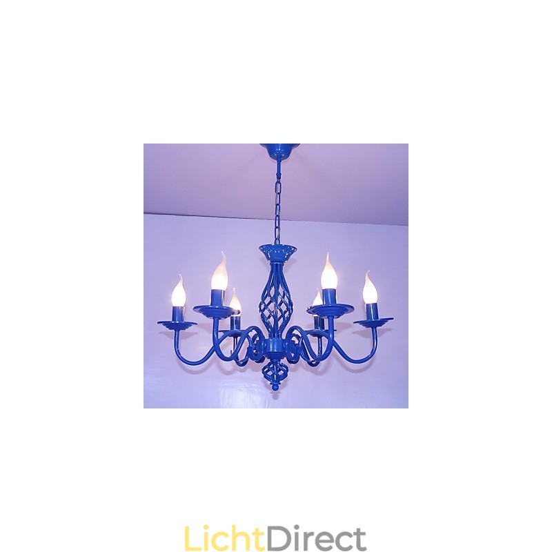 Artistiek Chic & Modern Andere kenmerken voor Kaars Stijl Metaal Binnen 6 Lampen Kroonluchter