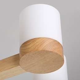 3-lichts kroonluchter Modern eigentijds Traditioneel klassiek Vintage Landelijk Hout Kenmerk voor hout