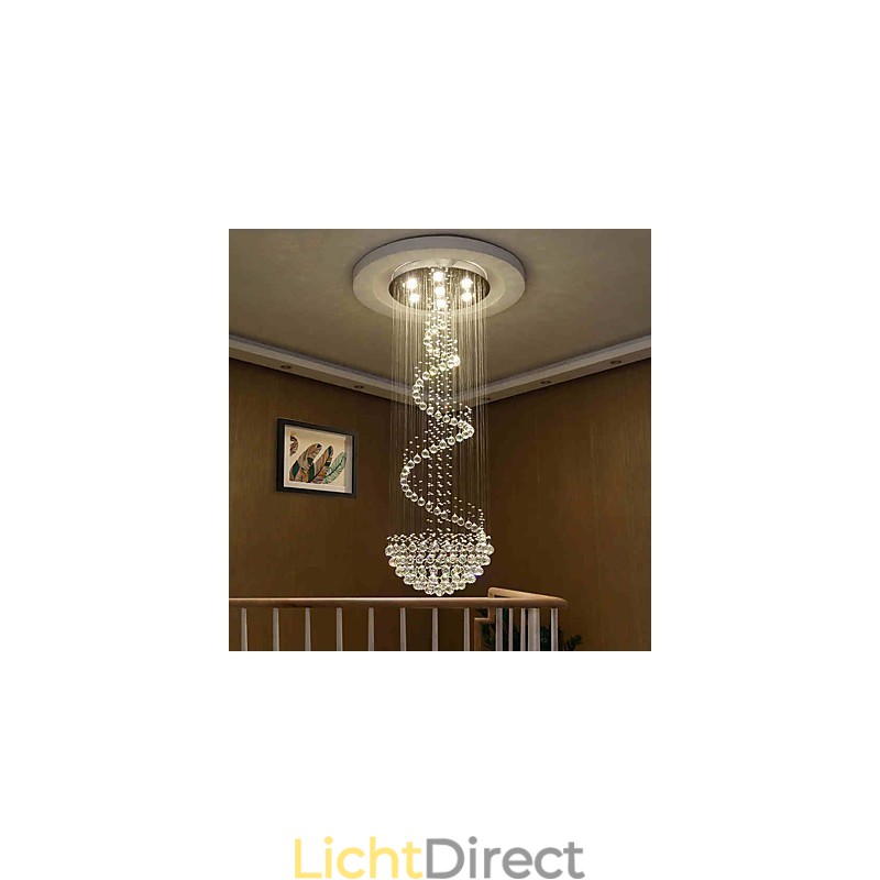 Moderne kristallen plafond kroonluchter verlichting binnen hanglamp decoratieve verlichtingsarmaturen