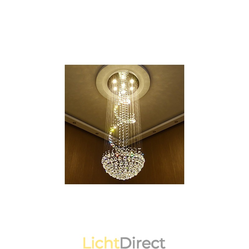 Moderne kristallen plafond kroonluchter verlichting binnen hanglamp decoratieve verlichtingsarmaturen