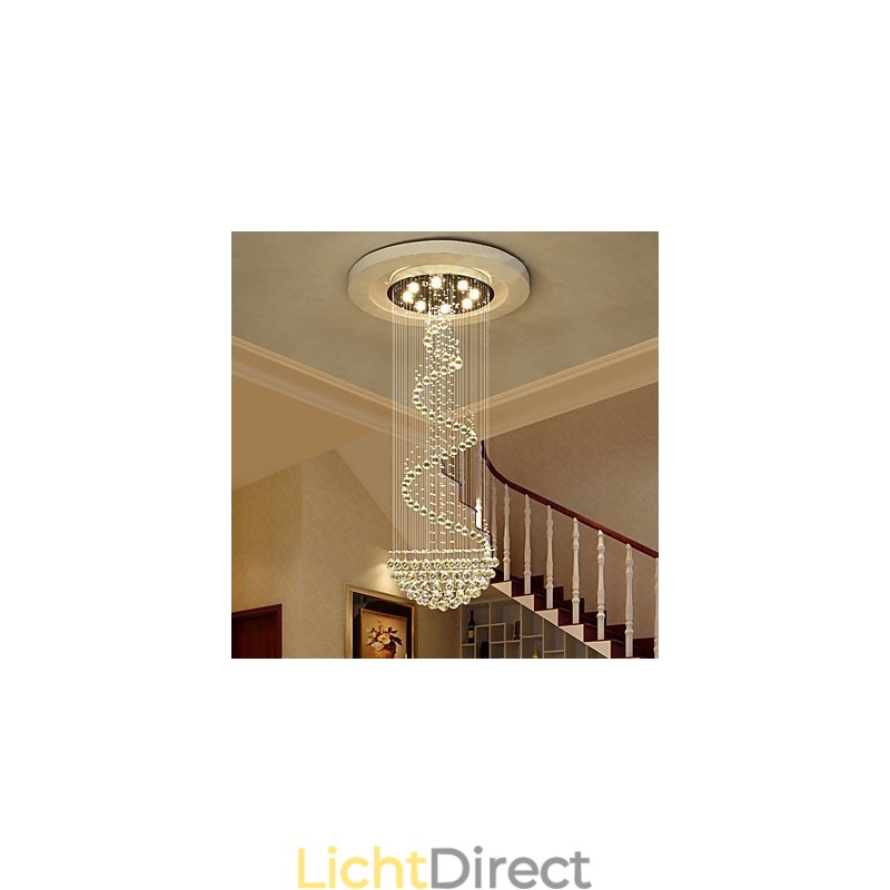 Moderne kristallen plafond kroonluchter verlichting binnen hanglamp decoratieve verlichtingsarmaturen