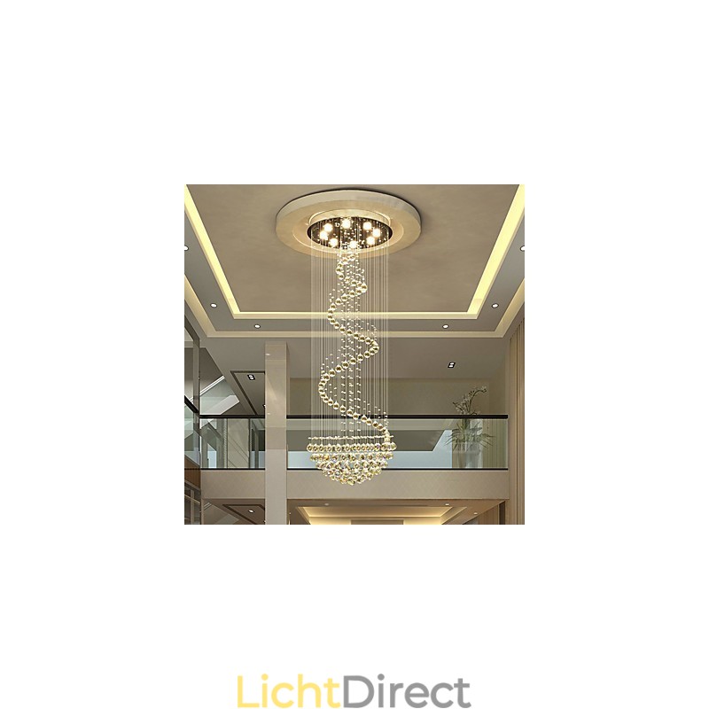 Moderne kristallen plafond kroonluchter verlichting binnen hanglamp decoratieve verlichtingsarmaturen