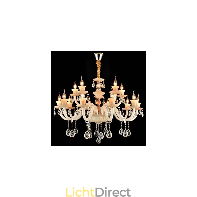Moderne, eigentijdse, traditionele, klassieke, gegalvaniseerde kenmerken voor kristallen, mini-stijl, metalen eetkamerkroonluchter
