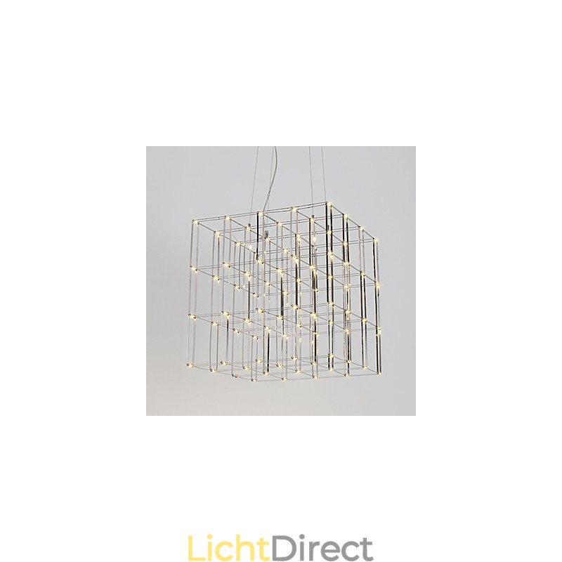 Moderne kroonluchterlamp van roestvrij staal Loftverlichting