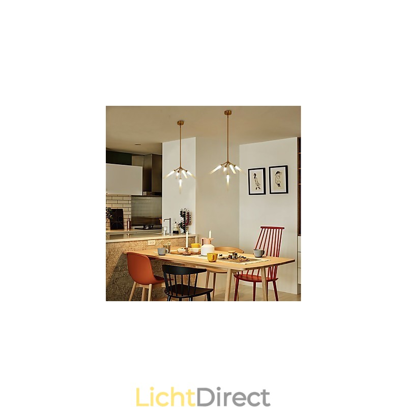 5-lichts mini-stijl gepersonaliseerde moderne eigentijdse kroonluchter