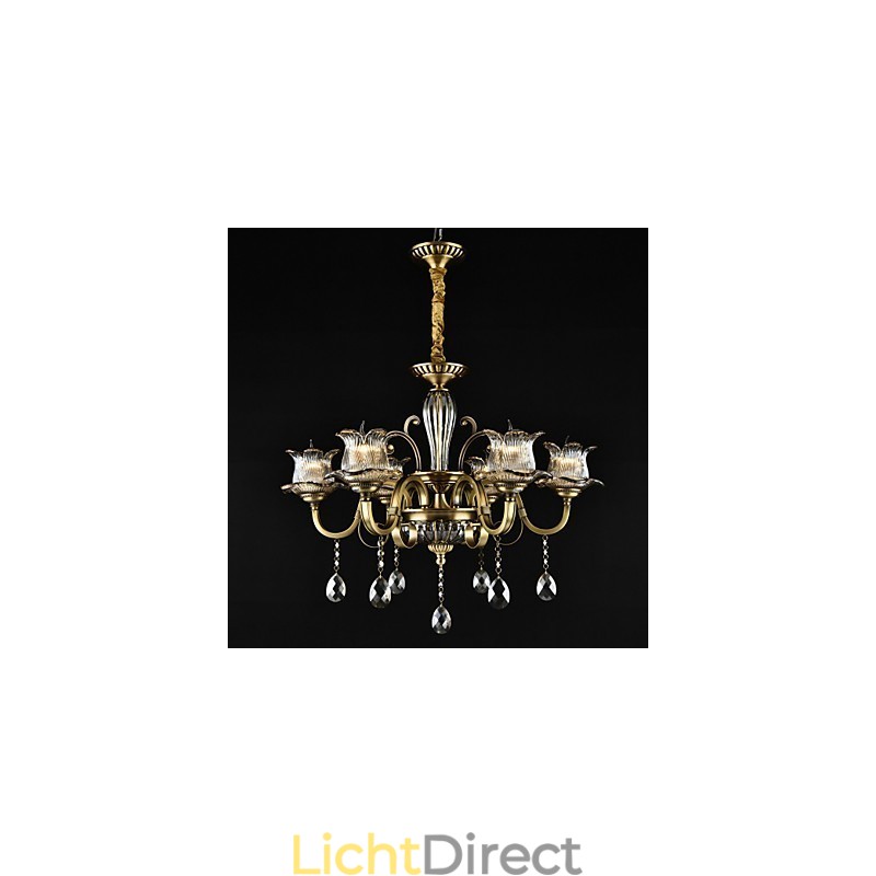 Rustieke Lodge Schilderij Kenmerk voor Ontwerpers Metalen Binnenwinkels 2 Lampen Kroonluchter