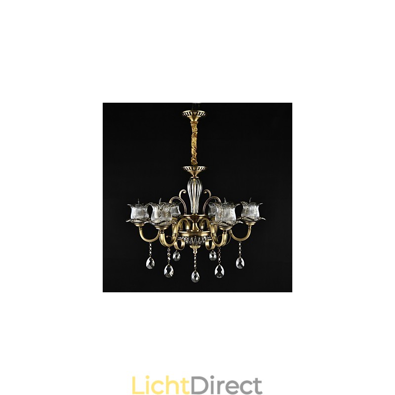 Rustieke Lodge Schilderij Kenmerk voor Ontwerpers Metalen Binnenwinkels 2 Lampen Kroonluchter