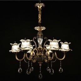 Rustieke Lodge Schilderij Kenmerk voor Ontwerpers Metalen Binnenwinkels 2 Lampen Kroonluchter