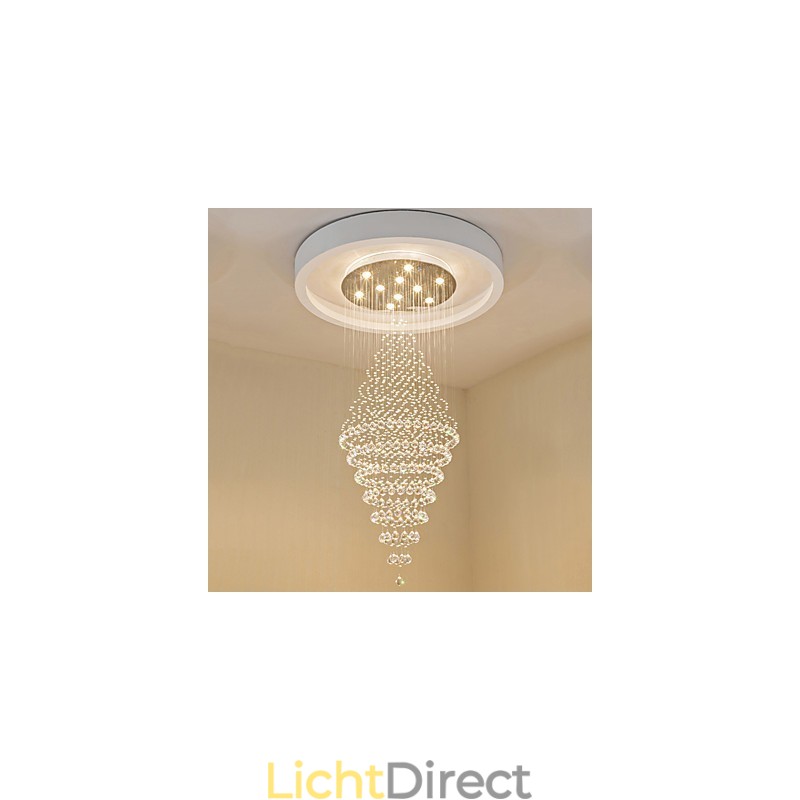 Hedendaagse Kristallen Plafond Hanglamp Moderne Kroonluchter Thuis Hangende Verlichting Kroonluchter Lampen Armaturen