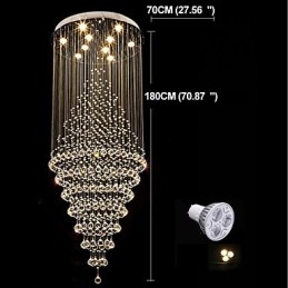 Hedendaagse Kristallen Plafond Hanglamp Moderne Kroonluchter Thuis Hangende Verlichting Kroonluchter Lampen Armaturen