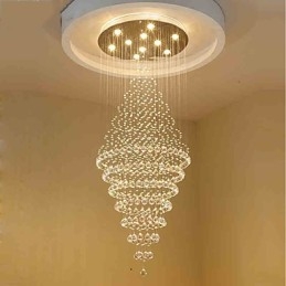 Hedendaagse Kristallen Plafond Hanglamp Moderne Kroonluchter Thuis Hangende Verlichting Kroonluchter Lampen Armaturen