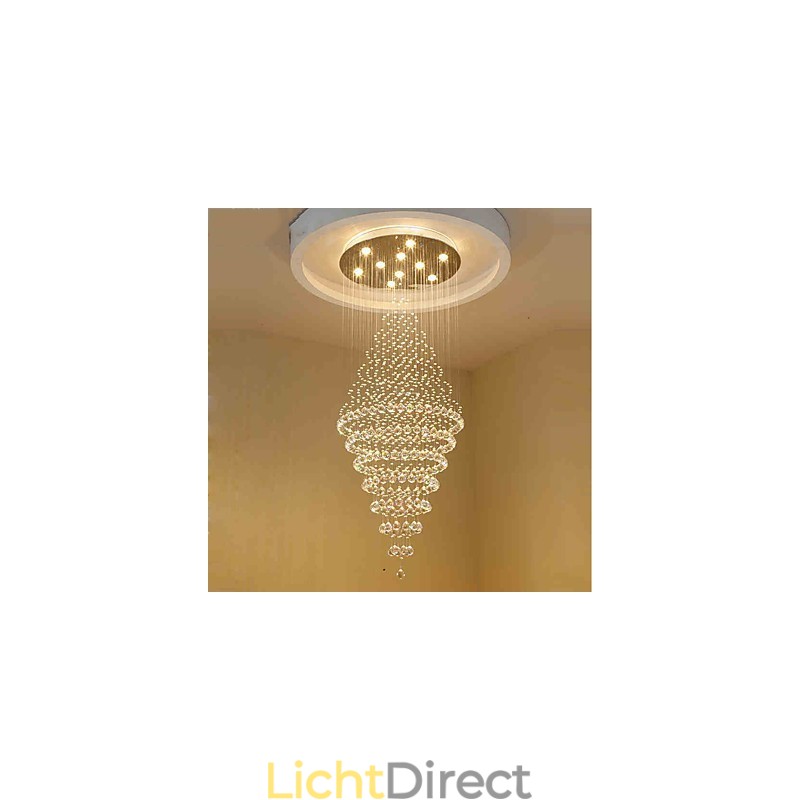 Hedendaagse Kristallen Plafond Hanglamp Moderne Kroonluchter Thuis Hangende Verlichting Kroonluchter Lampen Armaturen