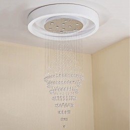 Hedendaagse Kristallen Plafond Hanglamp Moderne Kroonluchter Thuis Hangende Verlichting Kroonluchter Lampen Armaturen