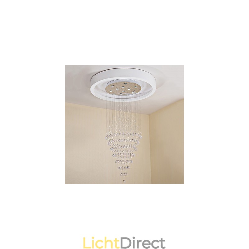 Hedendaagse Kristallen Plafond Hanglamp Moderne Kroonluchter Thuis Hangende Verlichting Kroonluchter Lampen Armaturen