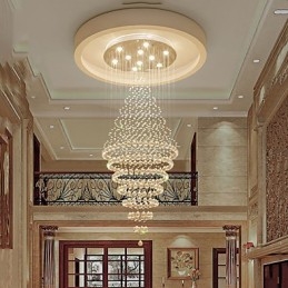 Hedendaagse Kristallen Plafond Hanglamp Moderne Kroonluchter Thuis Hangende Verlichting Kroonluchter Lampen Armaturen