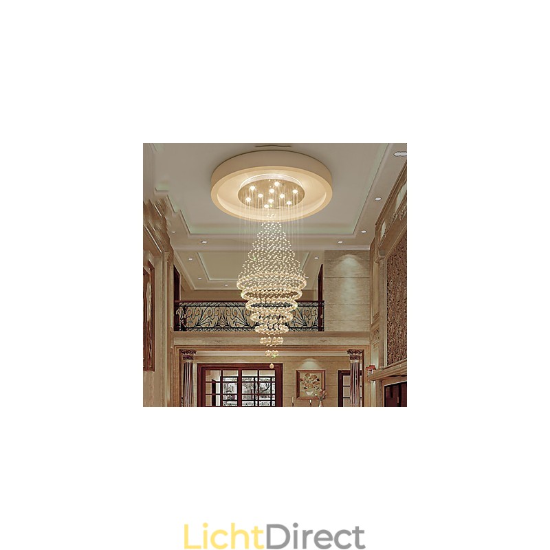 Hedendaagse Kristallen Plafond Hanglamp Moderne Kroonluchter Thuis Hangende Verlichting Kroonluchter Lampen Armaturen