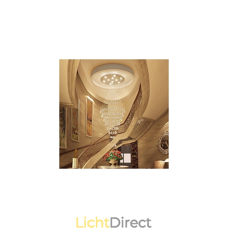 Hedendaagse Kristallen Plafond Hanglamp Moderne Kroonluchter Thuis Hangende Verlichting Kroonluchter Lampen Armaturen