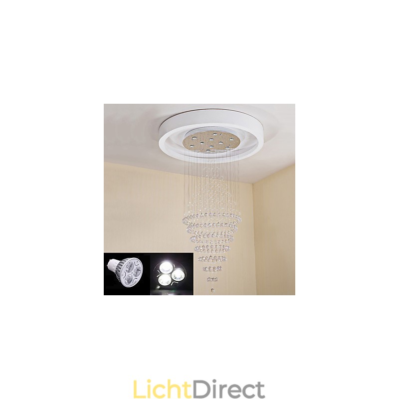 Hedendaagse Kristallen Plafond Hanglamp Moderne Kroonluchter Thuis Hangende Verlichting Kroonluchter Lampen Armaturen