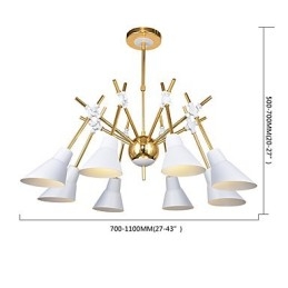 Gepersonaliseerde verstelbare richting kunst kroonluchter lamp kroonluchter N