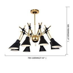 Gepersonaliseerde verstelbare richting kunst kroonluchter lamp kroonluchter N