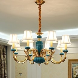 Alle koperen kroonluchter Jade decoratieve kroonluchter KP