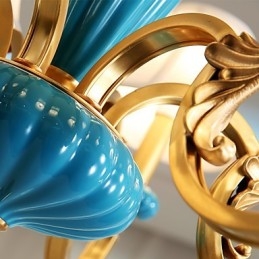 Alle koperen kroonluchter Jade decoratieve kroonluchter KP