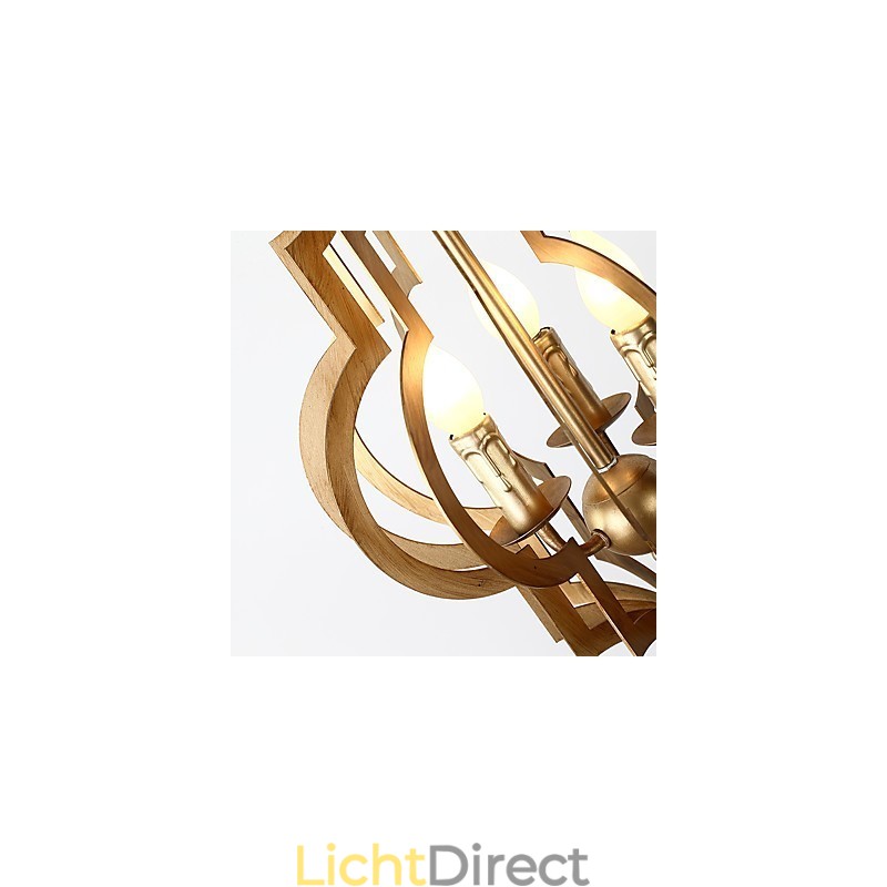 Vintage Metalen Amerikaanse Industriële Loft Schilderij Kleur Europese Kroonluchter Lamp de Indoor Decorate Hanglamp