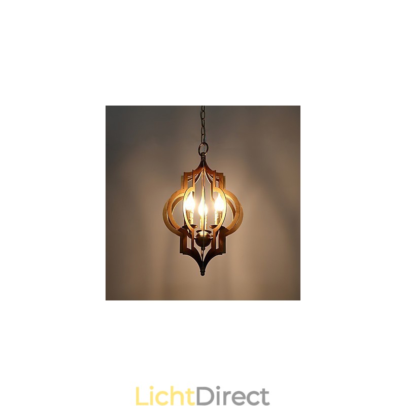 Vintage Metalen Amerikaanse Industriële Loft Schilderij Kleur Europese Kroonluchter Lamp de Indoor Decorate Hanglamp