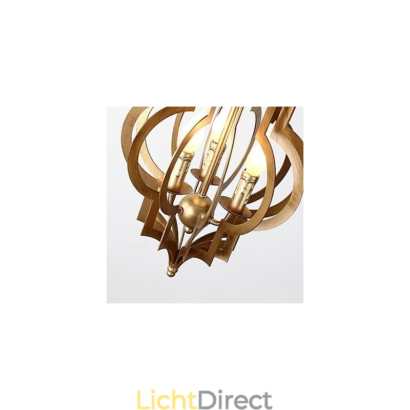 Vintage Metalen Amerikaanse Industriële Loft Schilderij Kleur Europese Kroonluchter Lamp de Indoor Decorate Hanglamp