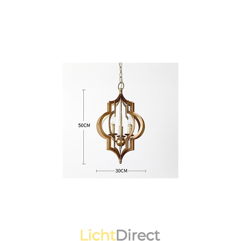 Vintage Metalen Amerikaanse Industriële Loft Schilderij Kleur Europese Kroonluchter Lamp de Indoor Decorate Hanglamp