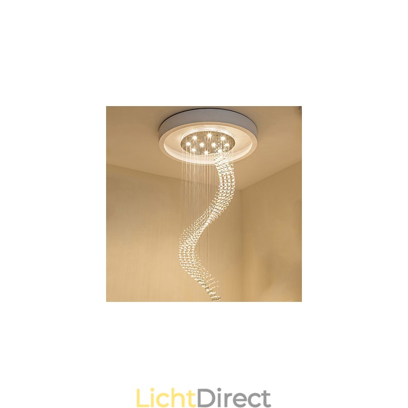 Moderne kristallen plafond hanglamp binnen kroonluchter thuis hangende verlichting kroonluchter lampen armaturen 3W WARM WITTE lampen