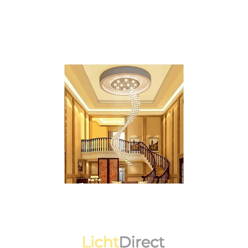 Moderne kristallen plafond hanglamp binnen kroonluchter thuis hangende verlichting kroonluchter lampen armaturen 3W WARM WITTE lampen
