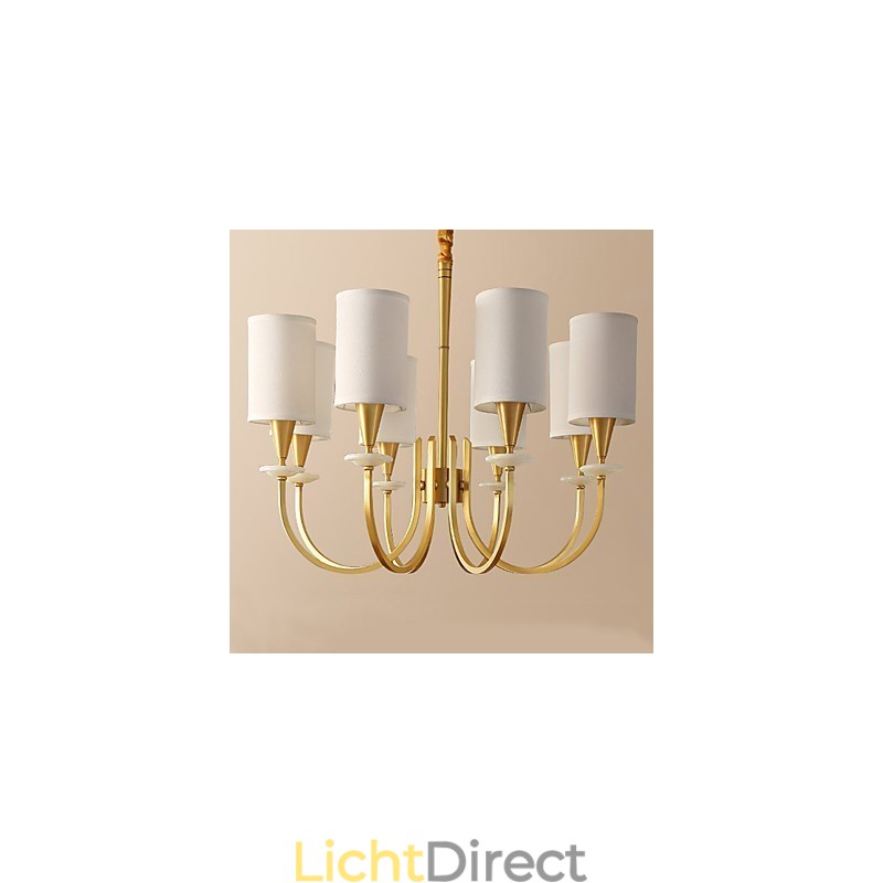 Puur messing kroonluchter Jade decoratieve kroonluchter