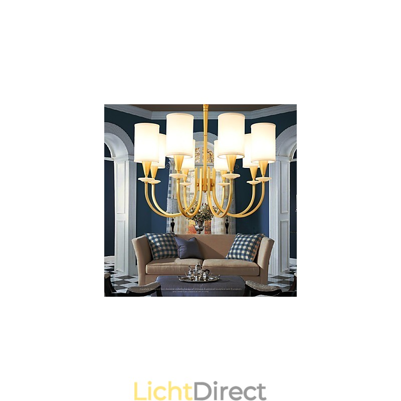 Puur messing kroonluchter Jade decoratieve kroonluchter