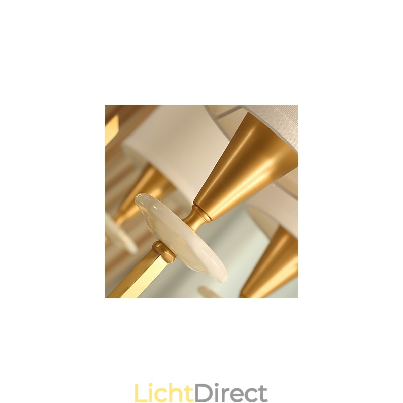 Puur messing kroonluchter Jade decoratieve kroonluchter