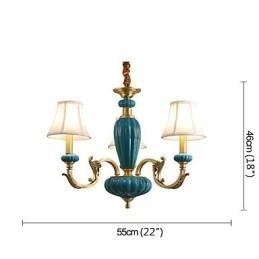 Alle koperen kroonluchter Jade decoratieve kroonluchter OP