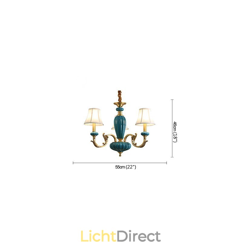 Alle koperen kroonluchter Jade decoratieve kroonluchter OP