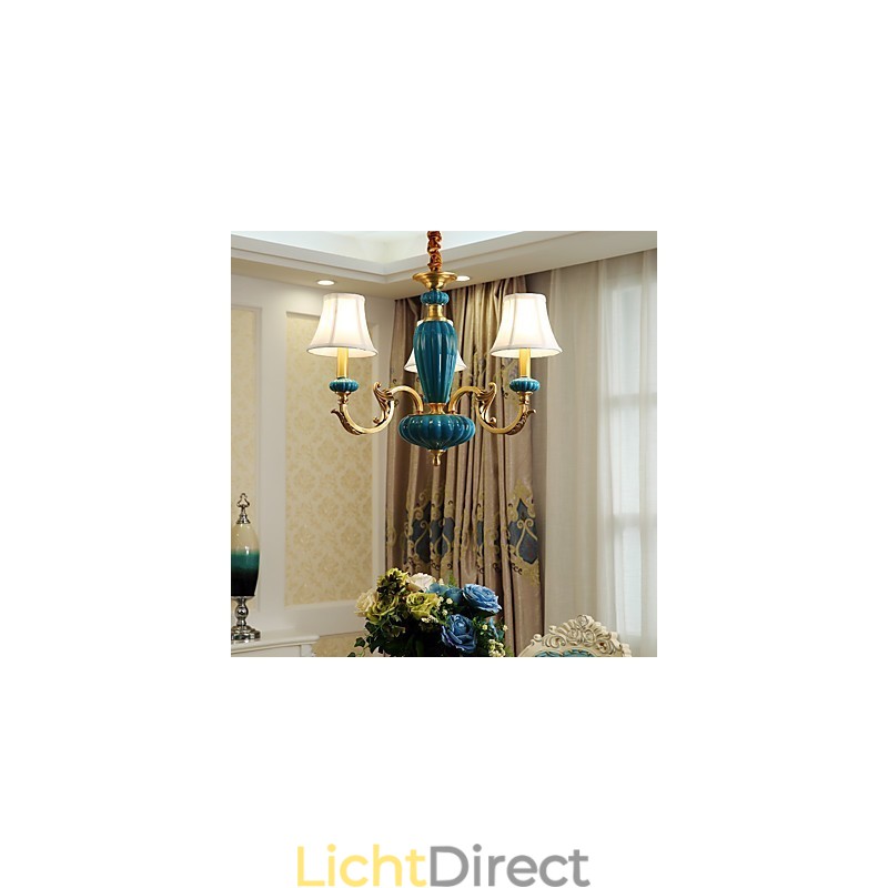 Alle koperen kroonluchter Jade decoratieve kroonluchter OP