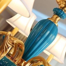 Alle koperen kroonluchter Jade decoratieve kroonluchter OP