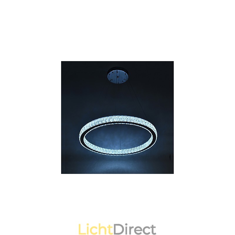 Dimbare Ring Indoo Plafondlamp Hanglamp Moderne Kroonluchterverlichting Kroonluchterlamp met Afstandsbediening