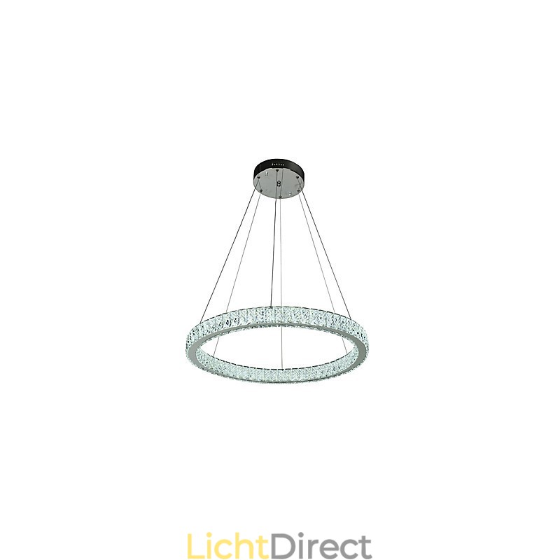 Dimbare Ring Indoo Plafondlamp Hanglamp Moderne Kroonluchterverlichting Kroonluchterlamp met Afstandsbediening