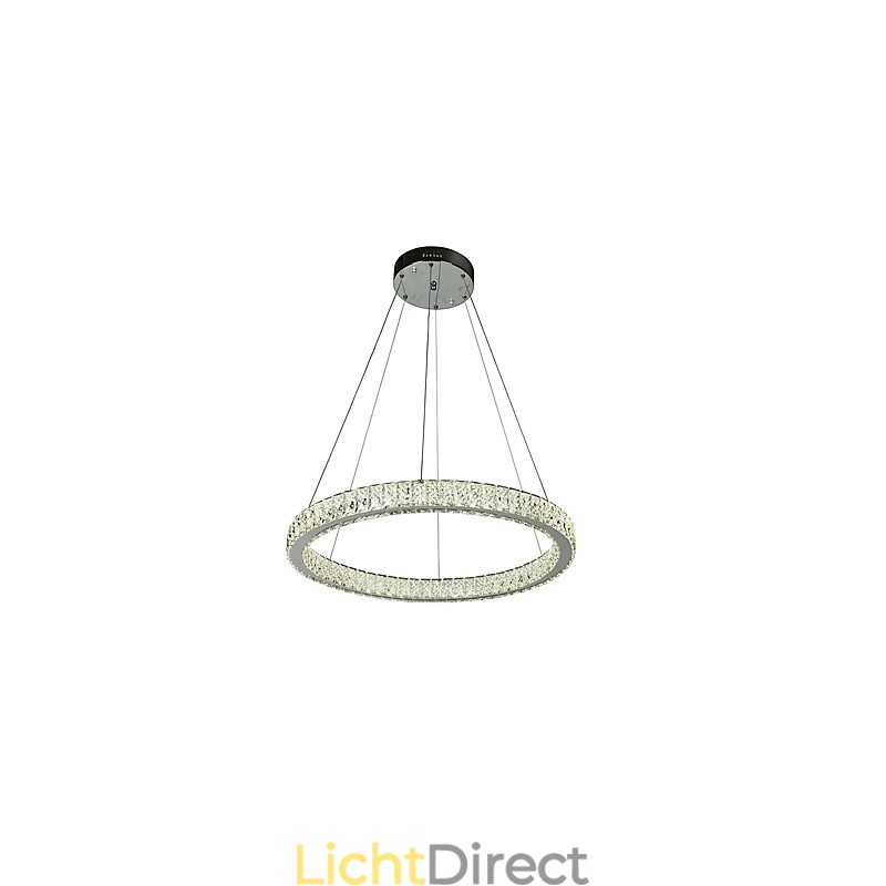 Dimbare Ring Indoo Plafondlamp Hanglamp Moderne Kroonluchterverlichting Kroonluchterlamp met Afstandsbediening