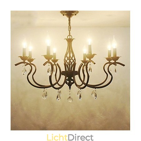 Europese stijl kristallen kroonluchter eetkamerverlichting eenvoudige creatieve kaarsen lampen en lantaarns nieuwigheid verlichting Europese stijl kristallen kroonluchter eetkamerverlichting eenvoudige creatieve kaarsen lampen en lantaarns nieuwigheid verlichting