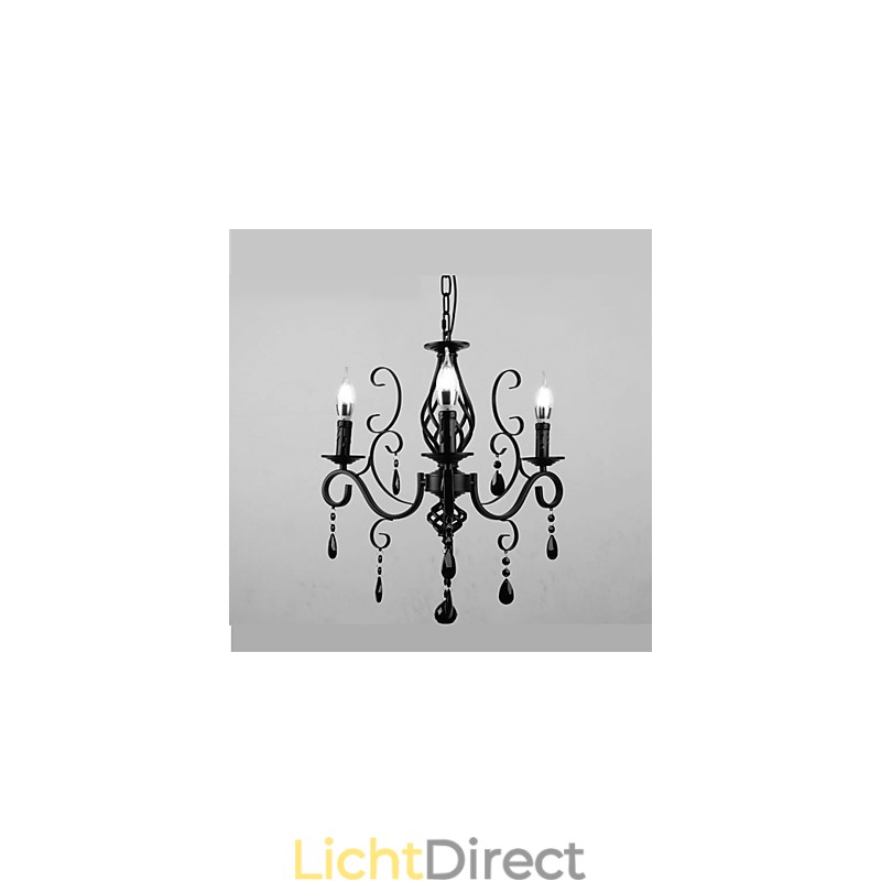 Kristallen lamp 3 lichts moderne eenvoudige nieuwe verlichting