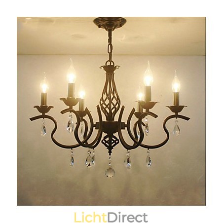 Europese stijl kristallen kroonluchter eetkamerverlichting eenvoudige creatieve kaarsen lampen en lantaarns nieuwigheid verlichting Europese stijl kristallen kroonluchter eetkamerverlichting eenvoudige creatieve kaarsen lampen en lantaarns nieuwigheid verlichting