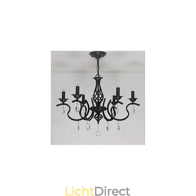 Europese stijl kristallen kroonluchter eetkamerverlichting eenvoudige creatieve kaarsen lampen en lantaarns nieuwigheid verlichting