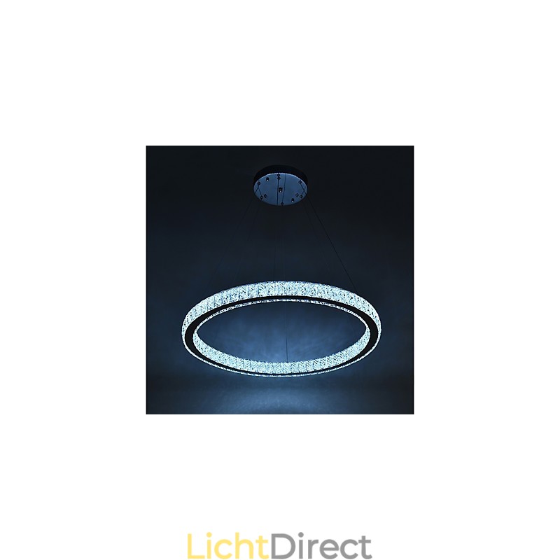 Dimbare ring plafondlamp hanglamp moderne kroonluchter verlichting binnenlamp met afstandsbediening